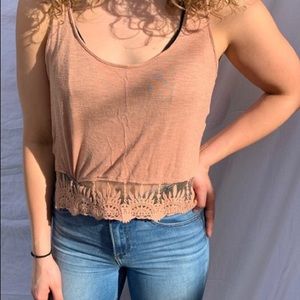 Tank top with Lacey bottom